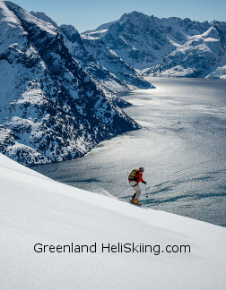 heli-skiing in greenland
