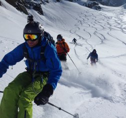 heli-skiing in aosta valley, italy