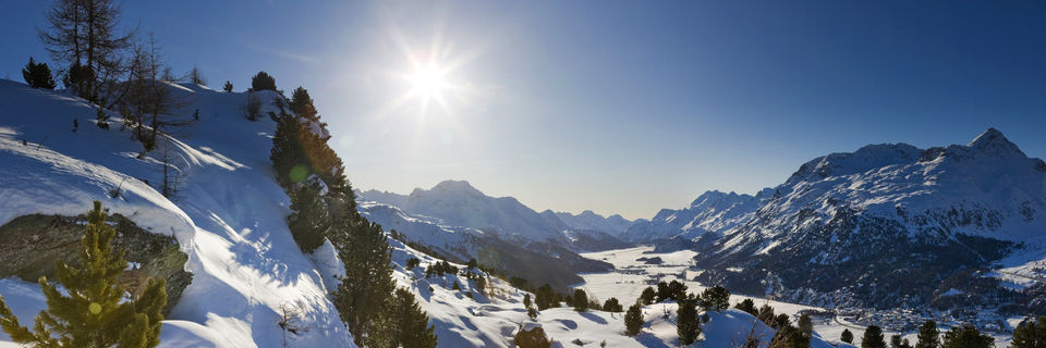 Lake St. Moritz ski resorts in Switzerland